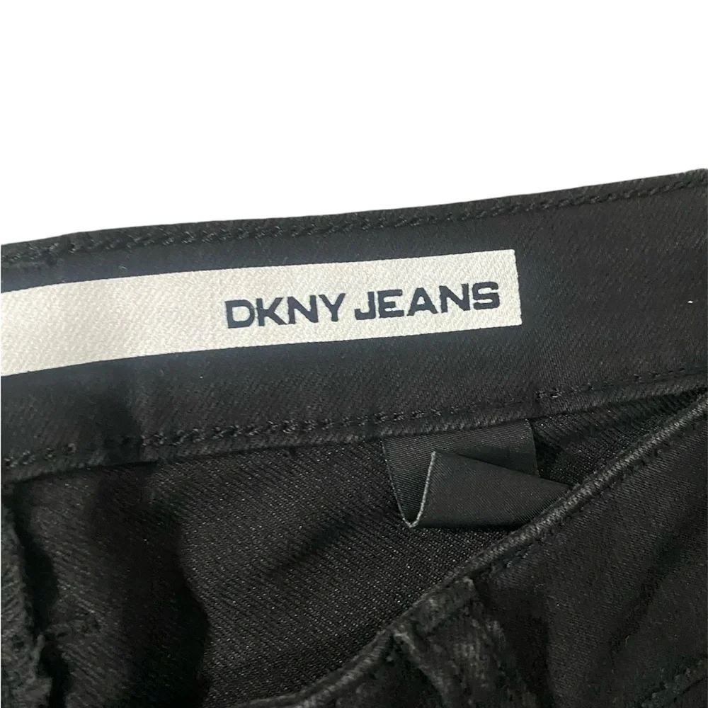 Women Black DNKY Mercer Jean Curvy Fit size 8x32 - Picture 3 of 9